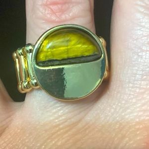 Ring statement ring stretch backing for one size fit  Buy 4 jewelry get 1 free